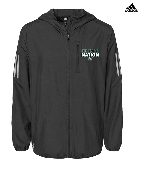 Walther Christian Academy Football Nation - Mens Adidas Full Zip Jacket