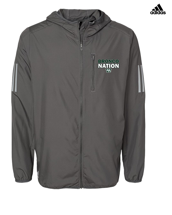 Walther Christian Academy Football Nation - Mens Adidas Full Zip Jacket