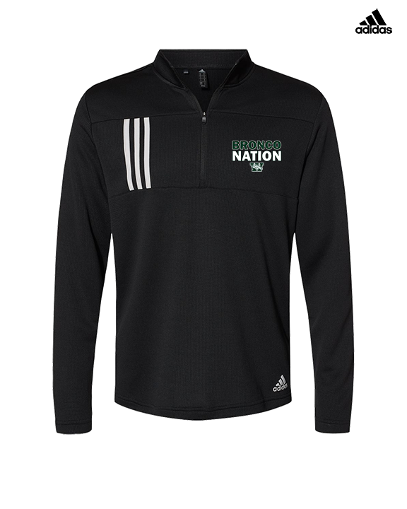 Walther Christian Academy Football Nation - Mens Adidas Quarter Zip