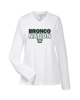 Walther Christian Academy Football Nation - Womens Performance Longsleeve