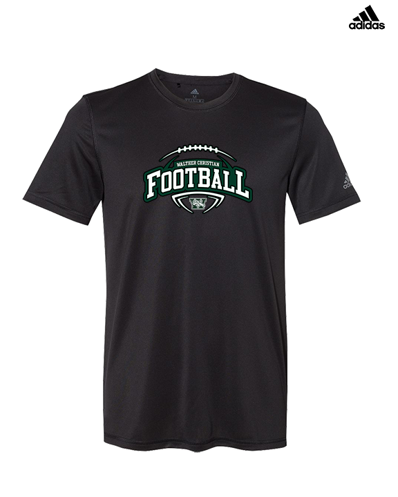 Walther Christian Academy Football Toss - Mens Adidas Performance Shirt
