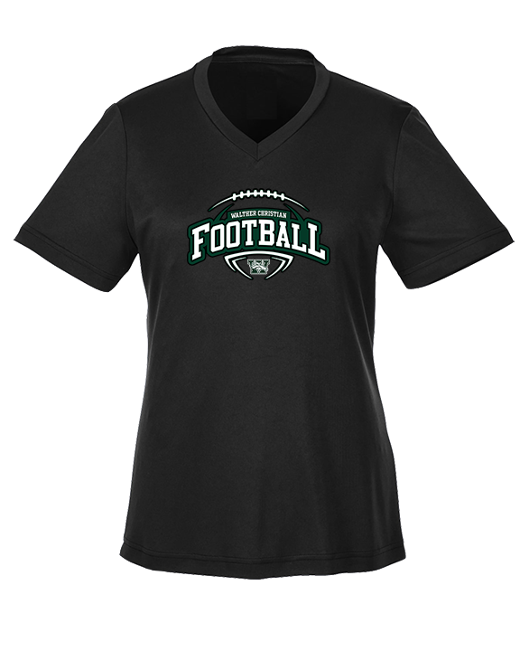Walther Christian Academy Football Toss - Womens Performance Shirt
