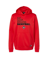 Wando HS Boys Basketball Eat Sleep - Oakley Performance Hoodie