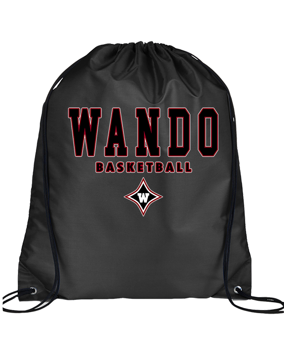 Wando HS Girls Basketball Block - Drawstring Bag