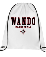 Wando HS Girls Basketball Block - Drawstring Bag