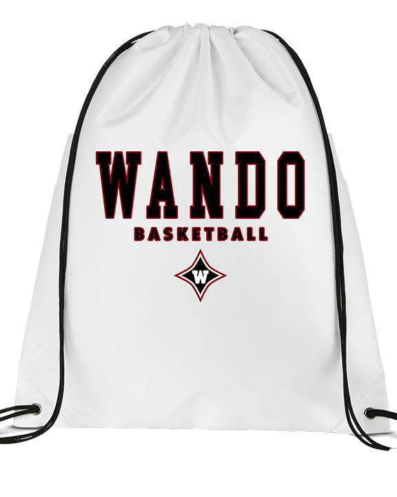 Wando HS Girls Basketball Block - Drawstring Bag