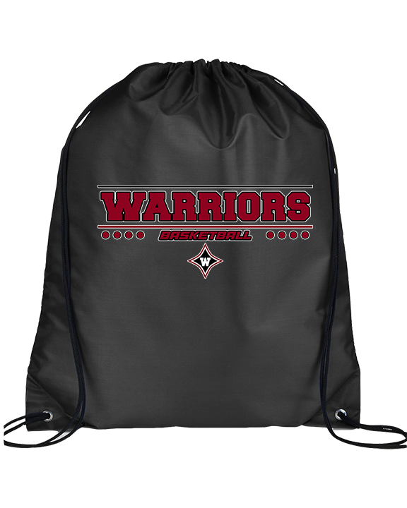 Wando HS Girls Basketball Border - Drawstring Bag