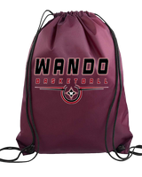 Wando HS Girls Basketball Design - Drawstring Bag
