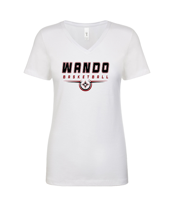 Wando HS Girls Basketball Design - Womens Vneck