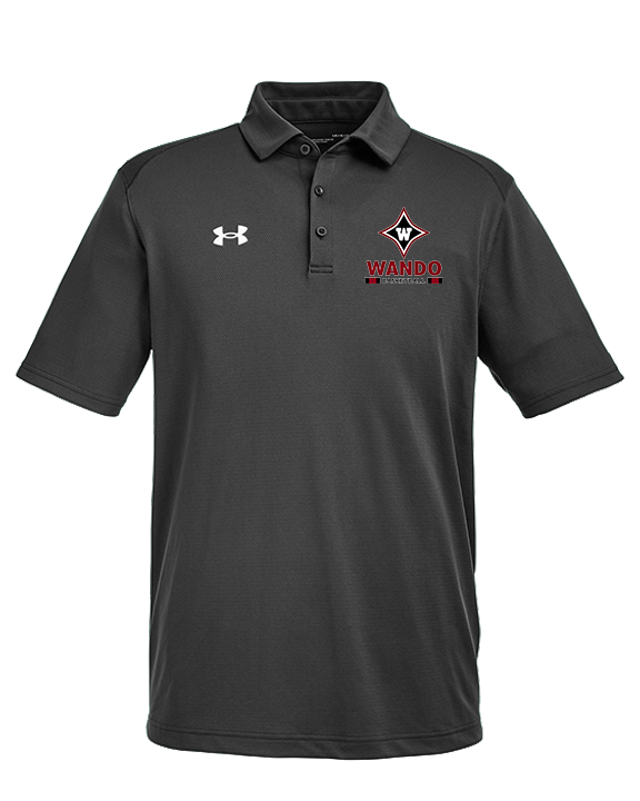 Wando HS Girls Basketball Stacked - Under Armour Mens Tech Polo