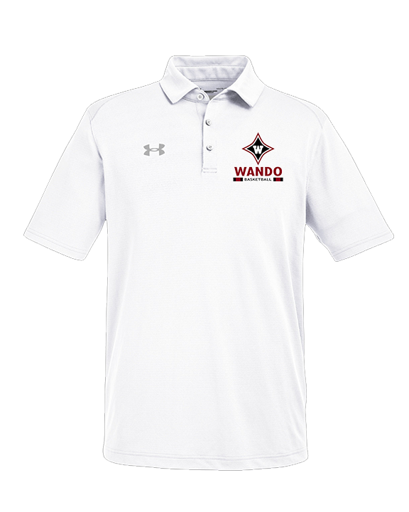 Wando HS Girls Basketball Stacked - Under Armour Mens Tech Polo
