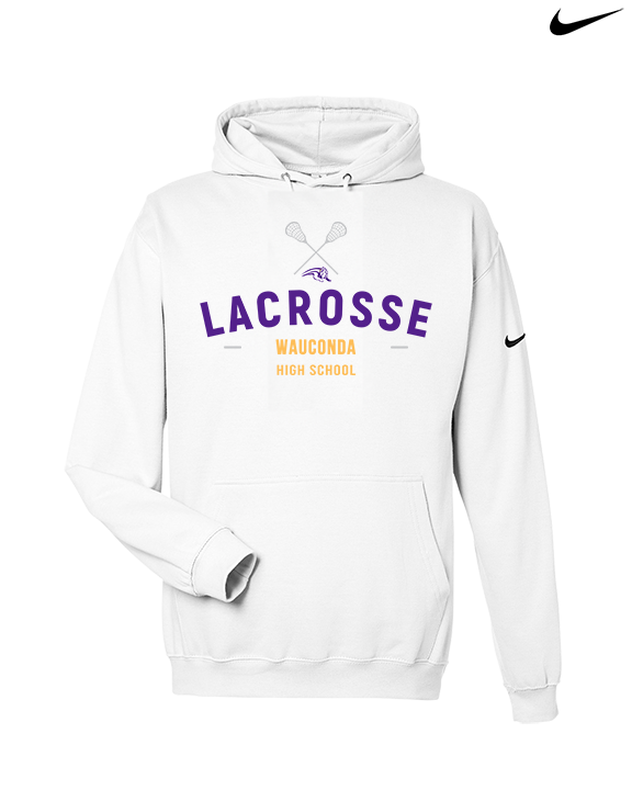 Wauconda HS Lacrosse Short Sticks - Nike Club Fleece Hoodie