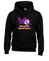 Wauconda HS Girls Basketball Split - Youth Hoodie