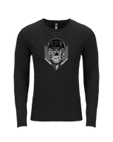 Waverly/South Shore Football Skull Crusher - Tri-Blend Long Sleeve