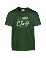 Wesley Chapel Bulls Cheer Eat Sleep Cheer - Youth Shirt