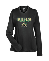 Wesley Chapel Bulls Cheer Mom - Womens Performance Longsleeve