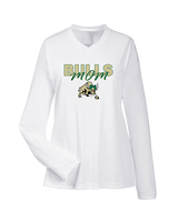 Wesley Chapel Bulls Cheer Mom - Womens Performance Longsleeve