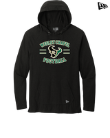 Wesley Chapel Bulls Football Curve 2 - New Era Tri-Blend Hoodie