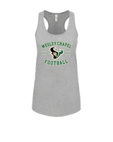 Wesley Chapel Bulls Football Curve 2 - Womens Tank Top
