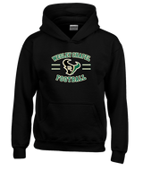 Wesley Chapel Bulls Football Curve 2 - Youth Hoodie