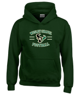 Wesley Chapel Bulls Football Curve 2 - Youth Hoodie