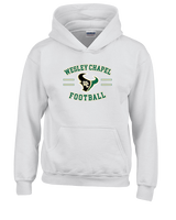 Wesley Chapel Bulls Football Curve 2 - Youth Hoodie