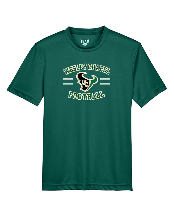 Wesley Chapel Bulls Football Curve 2 - Youth Performance Shirt