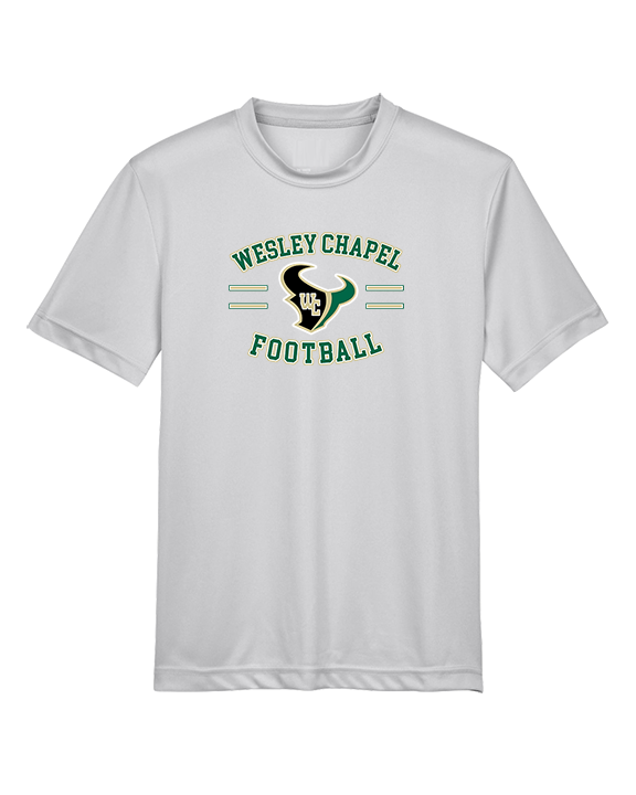 Wesley Chapel Bulls Football Curve 2 - Youth Performance Shirt