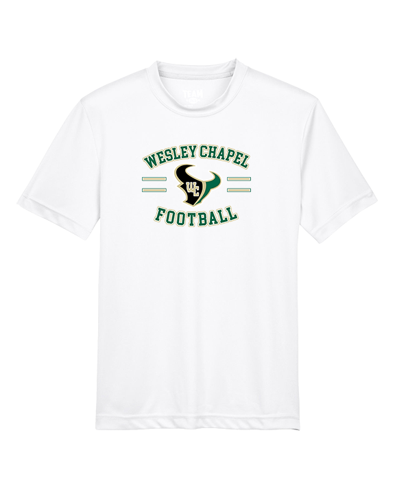Wesley Chapel Bulls Football Curve 2 - Youth Performance Shirt