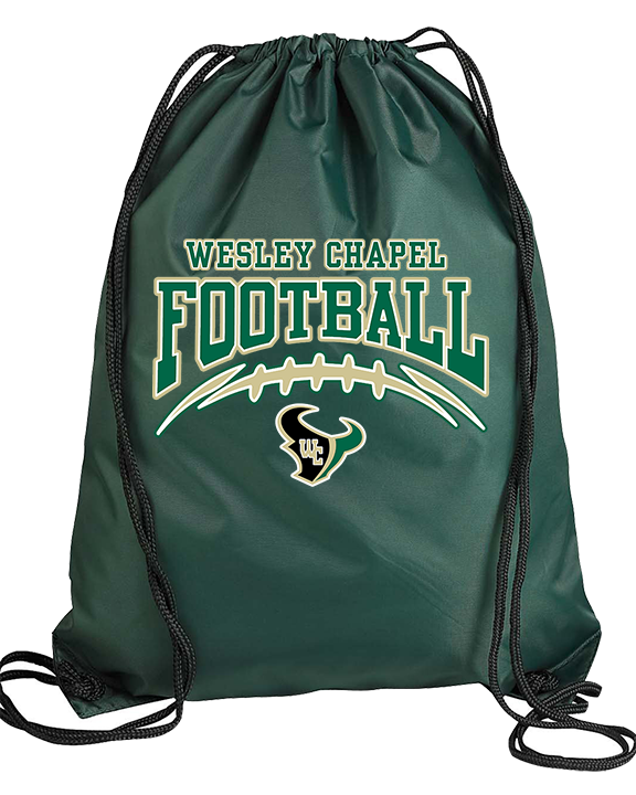 Wesley Chapel Bulls Football Football 2 - Drawstring Bag