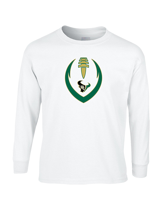 Wesley Chapel Bulls Football Full Football - Cotton Longsleeve