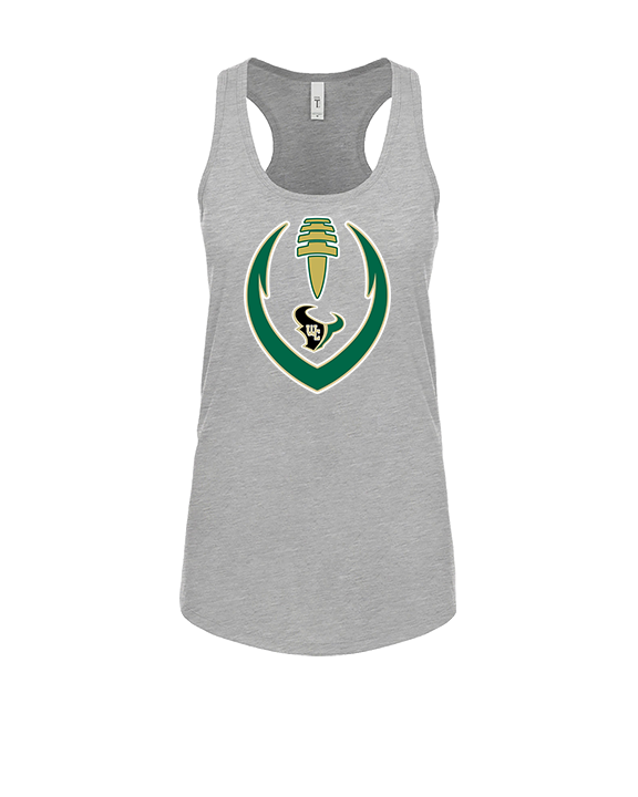 Wesley Chapel Bulls Football Full Football - Womens Tank Top