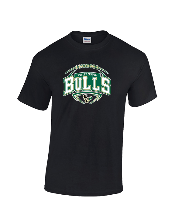 Wesley Chapel Bulls Football Toss 2 - Cotton T-Shirt