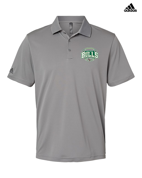 Wesley Chapel Bulls Football Toss 2 - Mens Adidas Polo