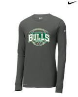 Wesley Chapel Bulls Football Toss 2 - Mens Nike Longsleeve