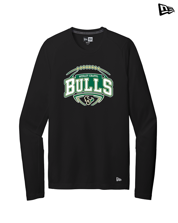 Wesley Chapel Bulls Football Toss 2 - New Era Performance Long Sleeve