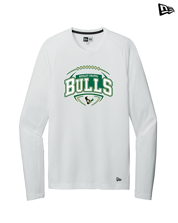 Wesley Chapel Bulls Football Toss 2 - New Era Performance Long Sleeve