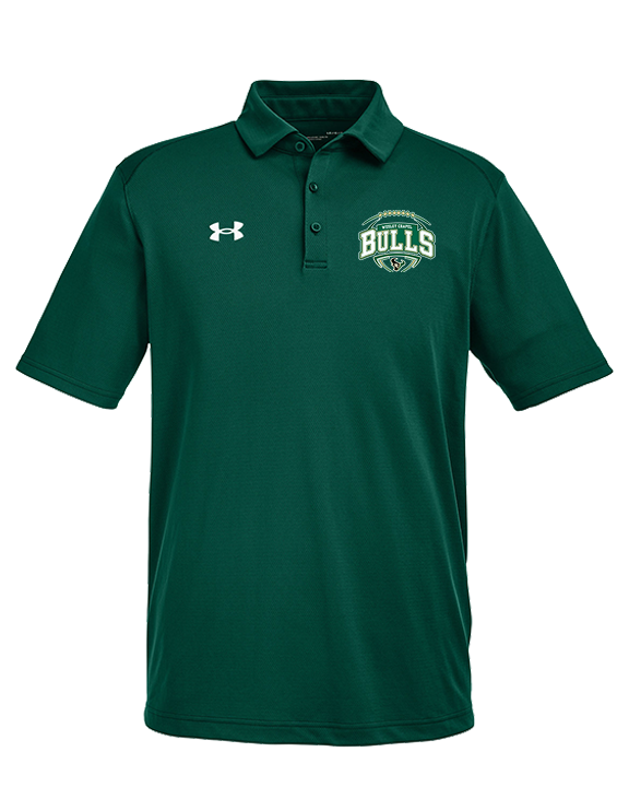Wesley Chapel Bulls Football Toss 2 - Under Armour Mens Tech Polo