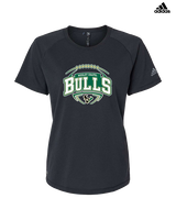 Wesley Chapel Bulls Football Toss 2 - Womens Adidas Performance Shirt