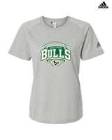 Wesley Chapel Bulls Football Toss 2 - Womens Adidas Performance Shirt