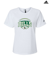 Wesley Chapel Bulls Football Toss 2 - Womens Adidas Performance Shirt