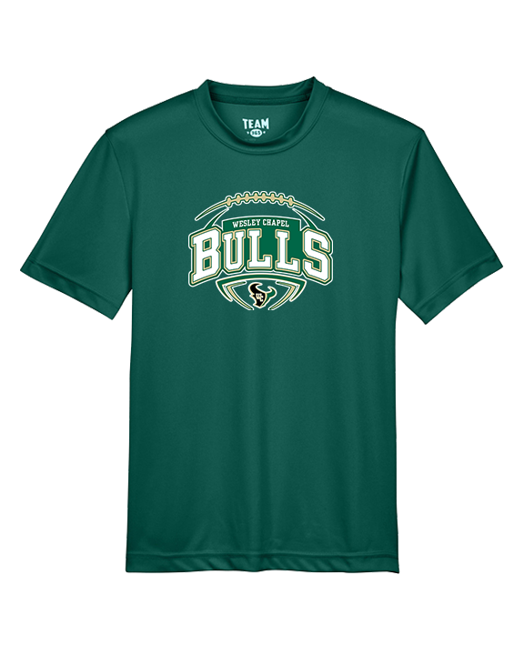 Wesley Chapel Bulls Football Toss 2 - Youth Performance Shirt