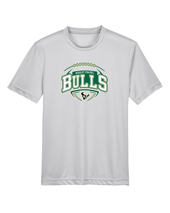 Wesley Chapel Bulls Football Toss 2 - Youth Performance Shirt