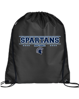 West Bend West HS Softball Border - Drawstring Bag