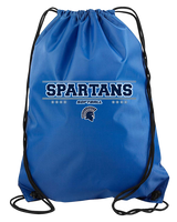 West Bend West HS Softball Border - Drawstring Bag