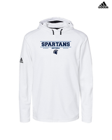 West Bend West HS Softball Border - Mens Adidas Hoodie