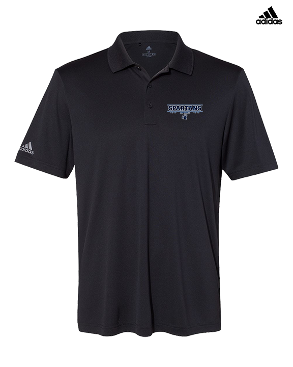 West Bend West HS Softball Border - Mens Adidas Polo