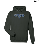 West Bend West HS Softball Border - Nike Club Fleece Hoodie