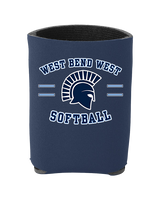 West Bend West HS Softball Curve 2 - Koozie
