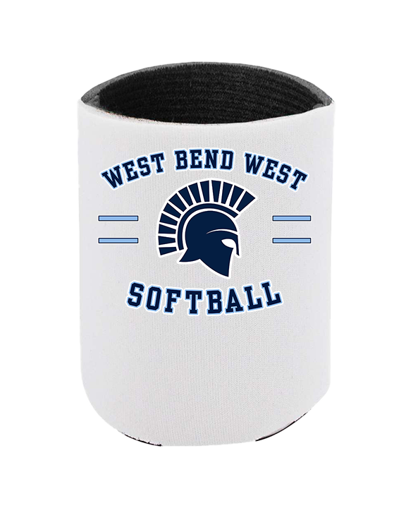 West Bend West HS Softball Curve 2 - Koozie